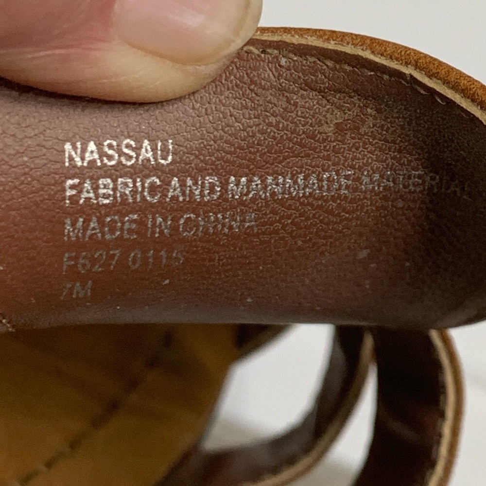 MOOTSIES TOOTSIES NASSAU OPEN TOE SANDALS - 7M - Picture 8 of 8